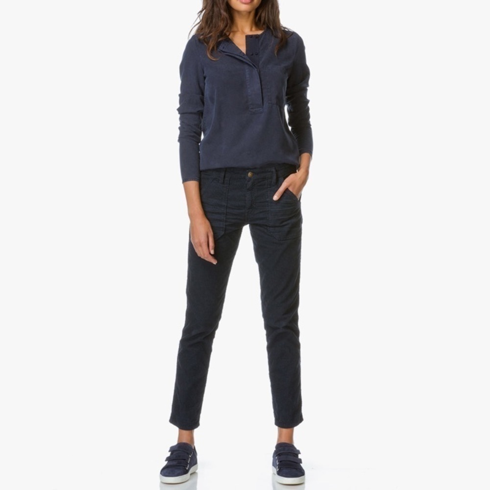 ba&sh Sally Navy Blue Corduroy Pants 31